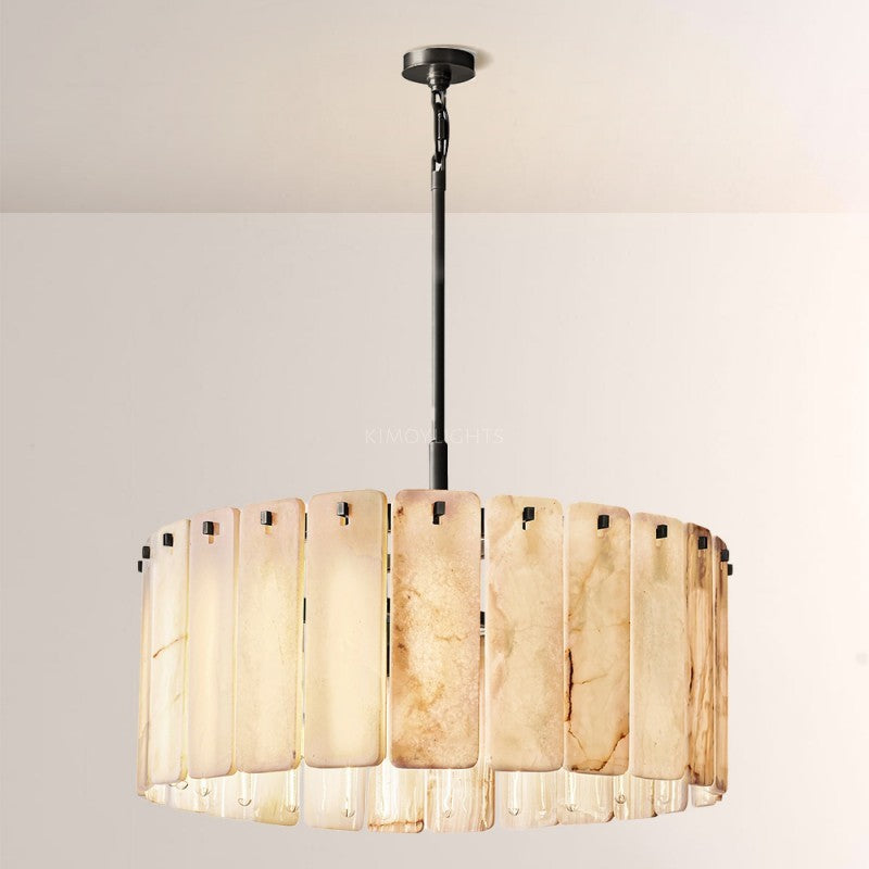 Calametta Onyx Round Chandelier 36"