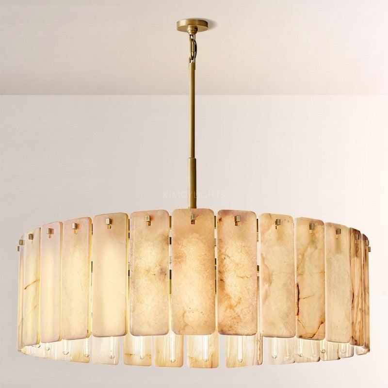 Calametta Onyx Round Chandelier 48"