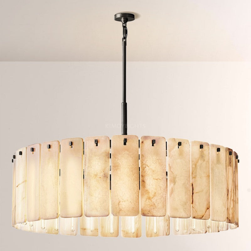Calametta Onyx Round Chandelier 48"