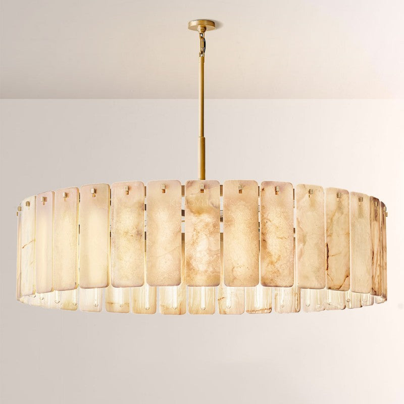 Calametta Onyx Round Chandelier 60"