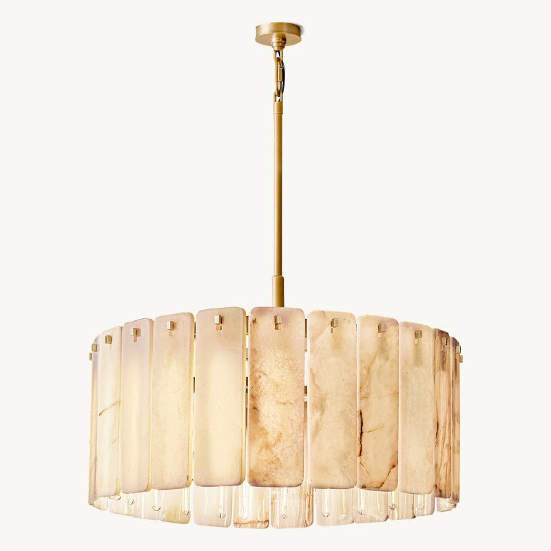 Calamette Onyx Round Chandelier 36"