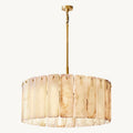 Calamette Onyx Round Chandelier 36"