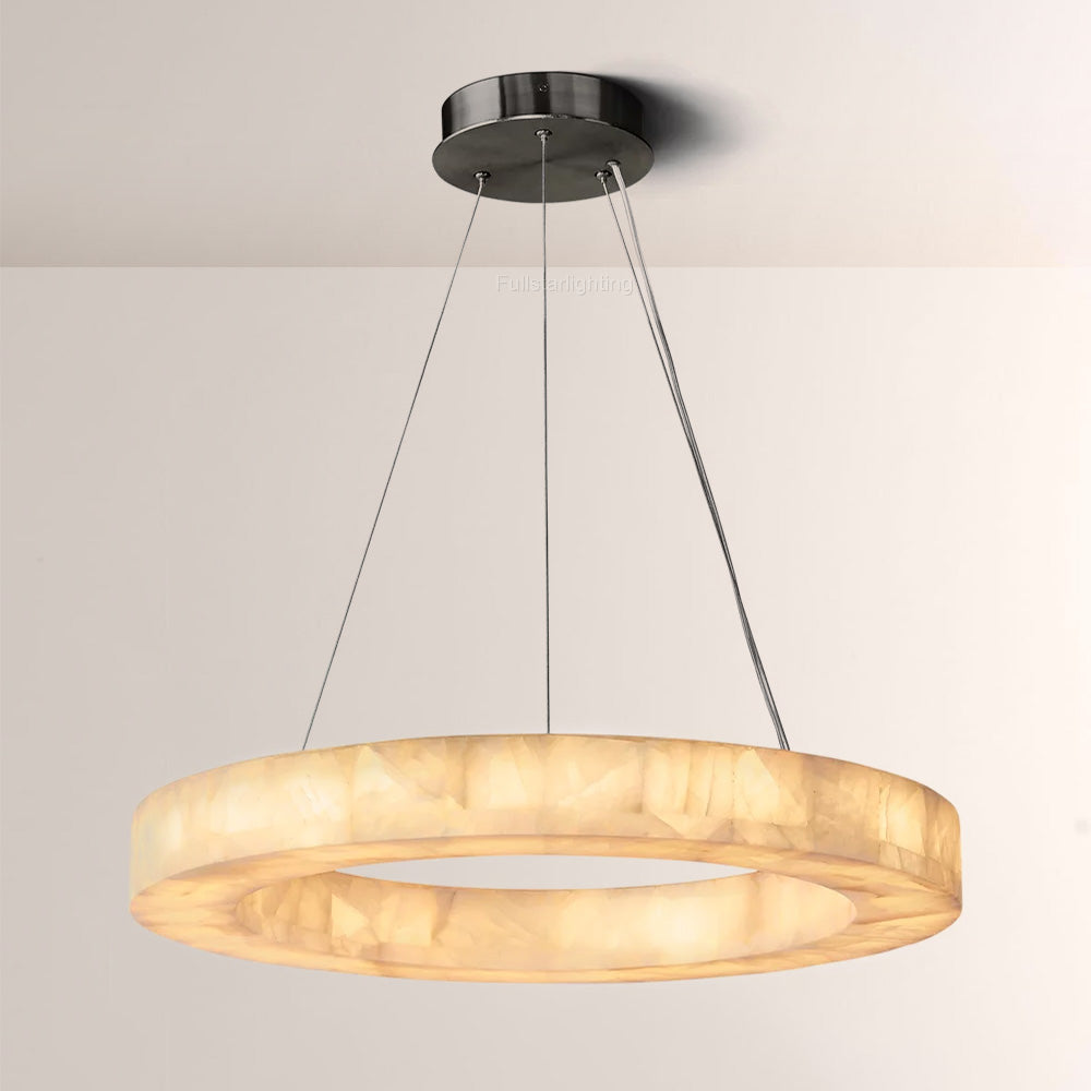 Erater Calcite Round Chandelier 31"40"60"