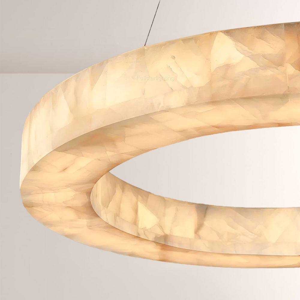 Erater Calcite Round Chandelier 31"40"60"