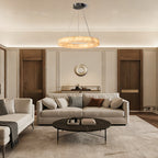 Erater Calcite Round Chandelier 31"40"60"