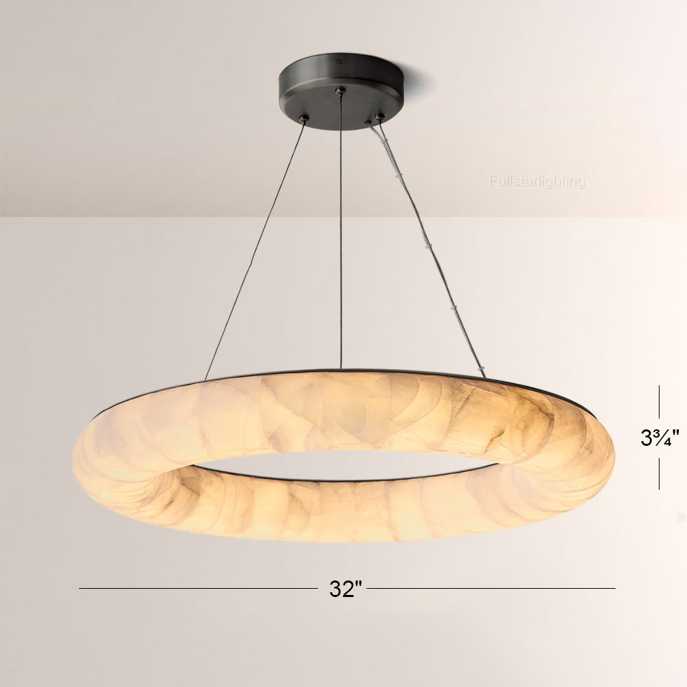 Rivage Lisse Round Chandelier 31"