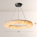 Rivage Lisse Round Chandelier 31"