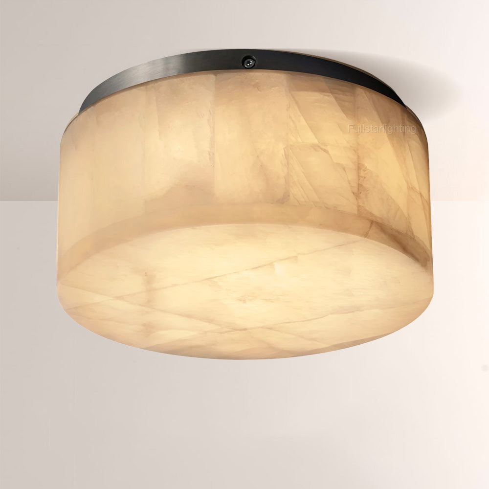 Erater Calcite Round Flushmount 6"10"14"