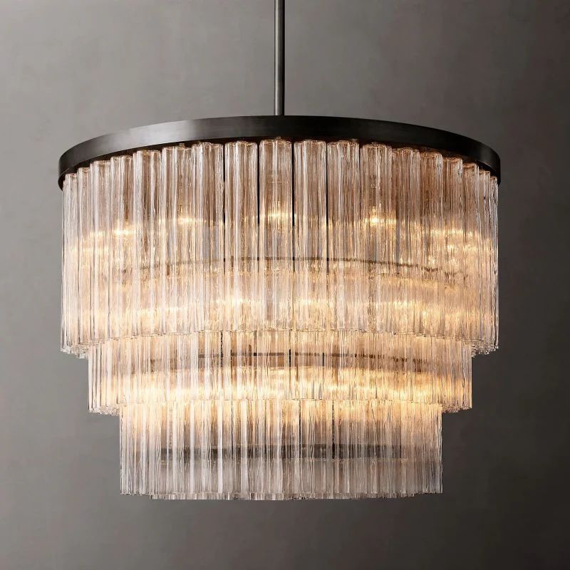 Calion 3-Tier Round Chandelier 48"