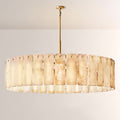 Camelot Alabaster Round Chandelier 60"D