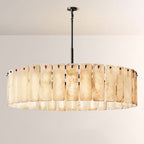 Camelot Alabaster Round Chandelier 60"D