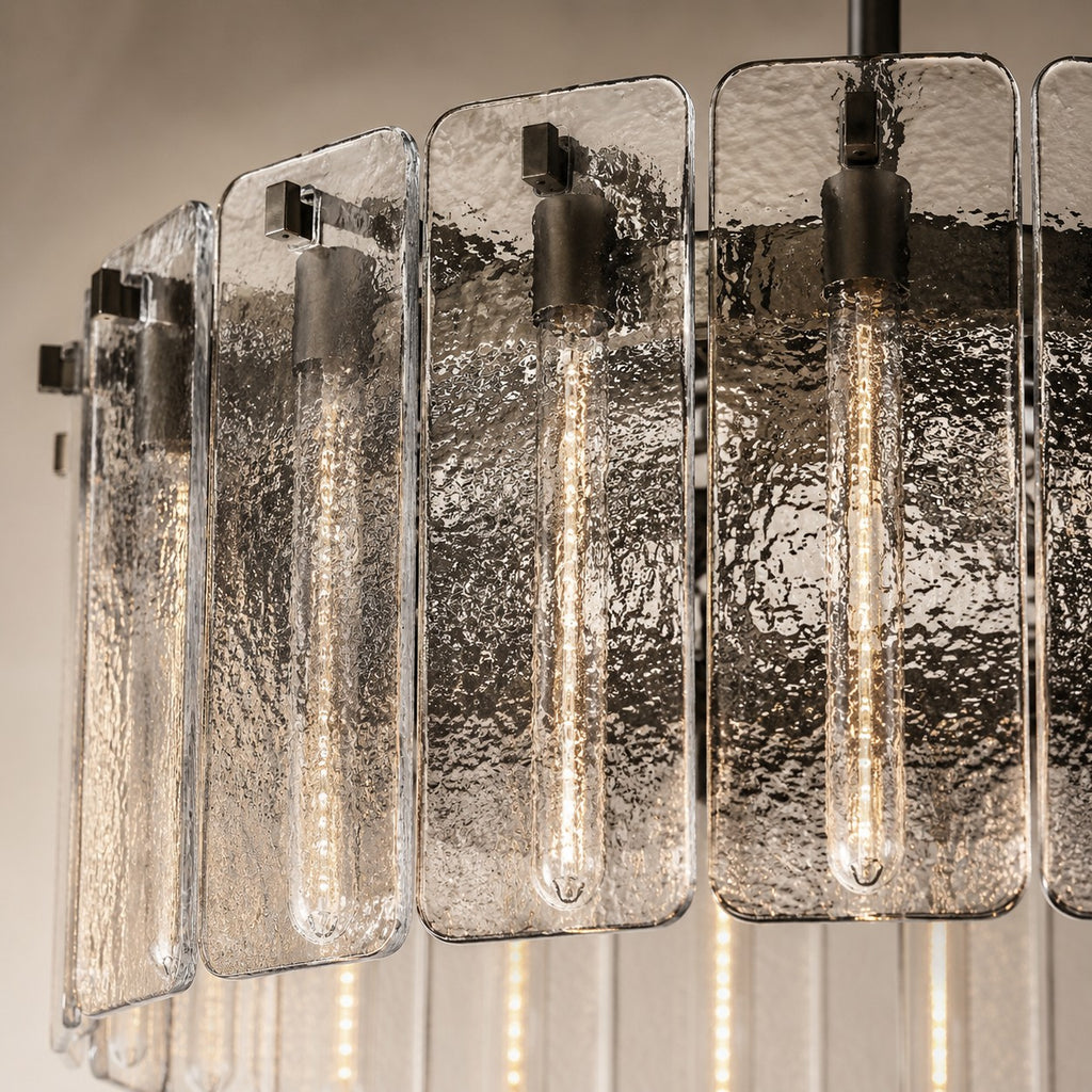 Camelot Glass Round Chandelier 48"D