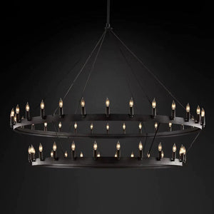 Camino Vintage Candelabra 2-Tier Chandelier