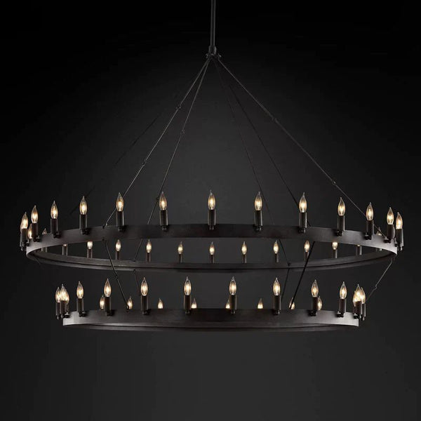 Camino Vintage Candelabra 2-Tier Chandelier