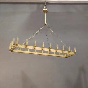 Camino Vintage Filament Rectangular Chandelier