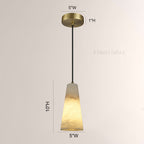 Capus Conical Alabaster Pendant