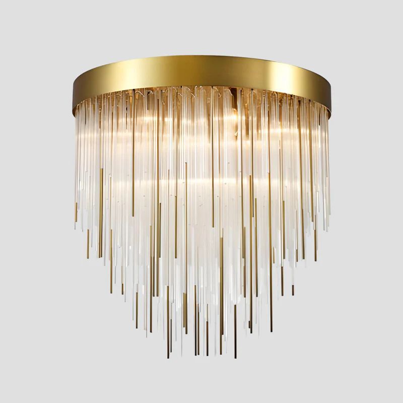 Cascadal Waterfall 12-Light Chandelier 30" - kimoylights
