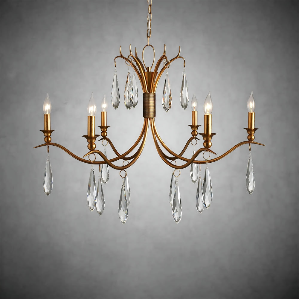 Celine Crystal Chandelier 36" 59"