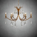 Celine Crystal Chandelier 36" 59"