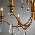 Celine Crystal Chandelier 36" 59"