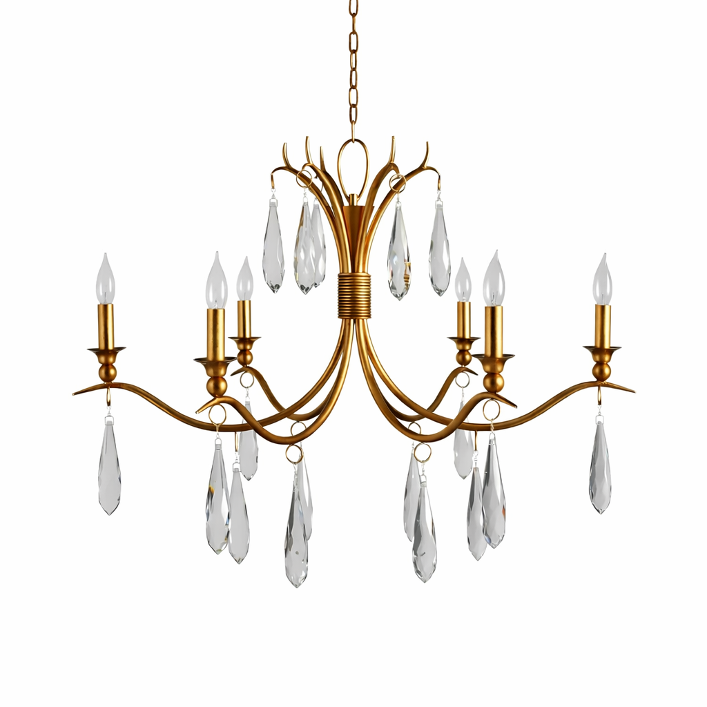 Celine Crystal Chandelier 36" 59"