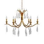 Celine Crystal Chandelier 36" 59"
