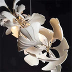 Ceramic Ginkgo Luxury Branch Chandelier - kimoylights