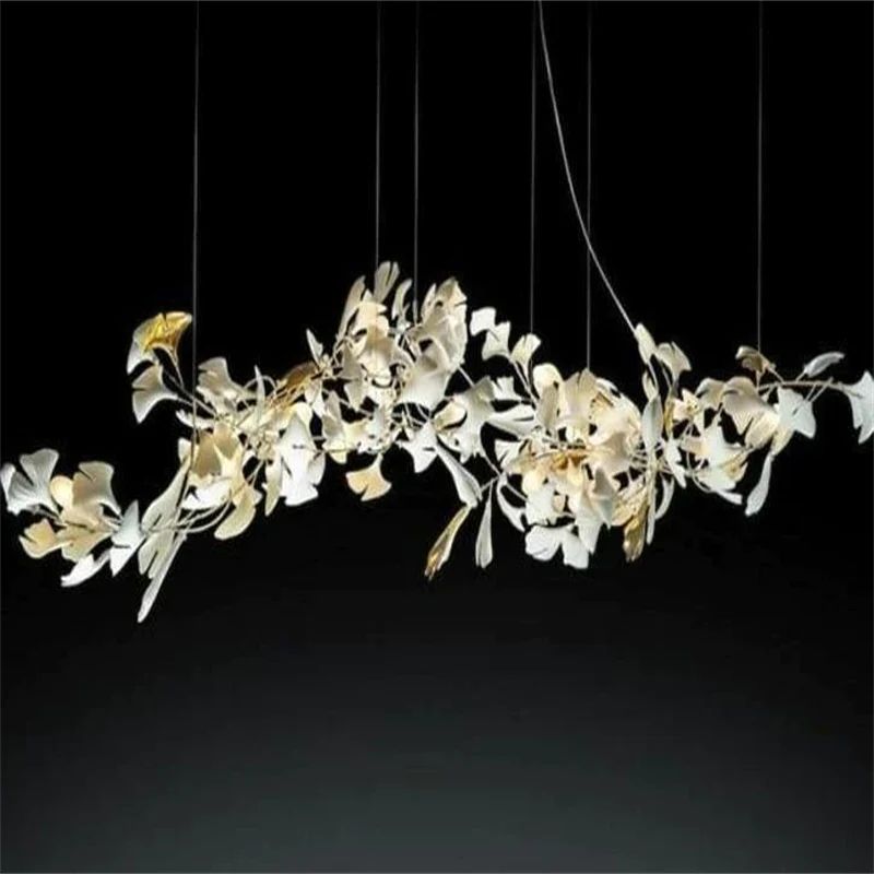 Ceramic Ginkgo Luxury Branch Chandelier  - kimoylights