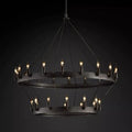 Cereak Vintage Candelabra 2-Tier Chandelier