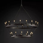 Cereak Vintage Candelabra 2-Tier Chandelier