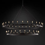 Cereak Vintage Candelabra 2-Tier Chandelier