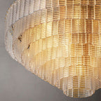 Chan Clear Round Chandelier 41"