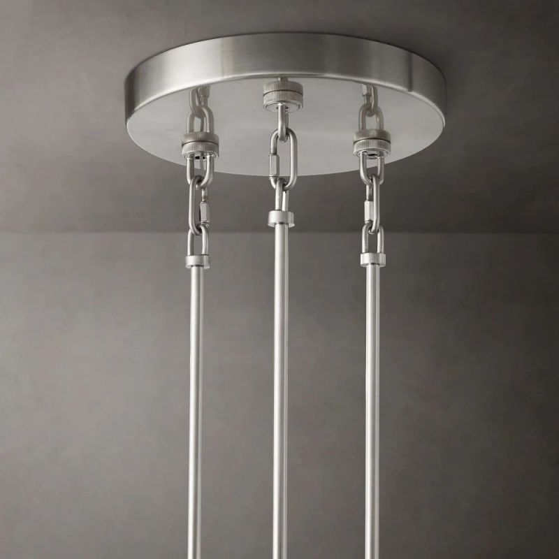 Chan Smoke Round Chandelier 52"