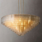 Calen Clear Round Chandelier 65"
