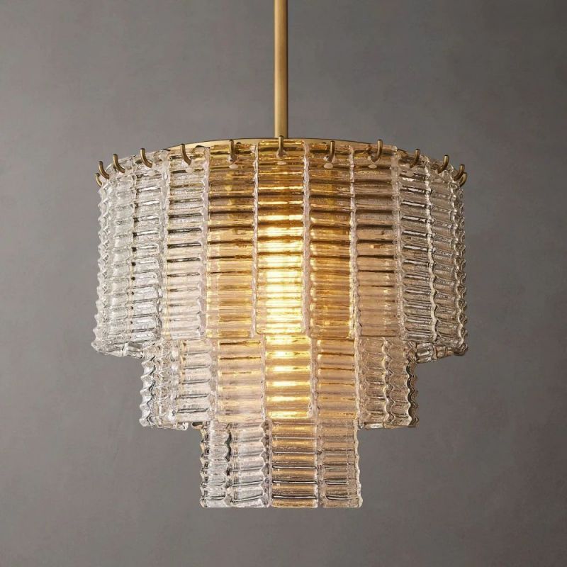 Chan Pendant 17"H