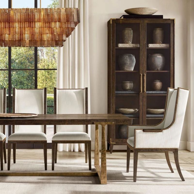 Chan Smoke Rectangle Chandelier 77"