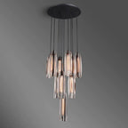 Chartier Crystal 10-Light Round Chandelier - kimoylights