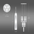 Chartier Crystal 10-Light Round Chandelier - kimoylights