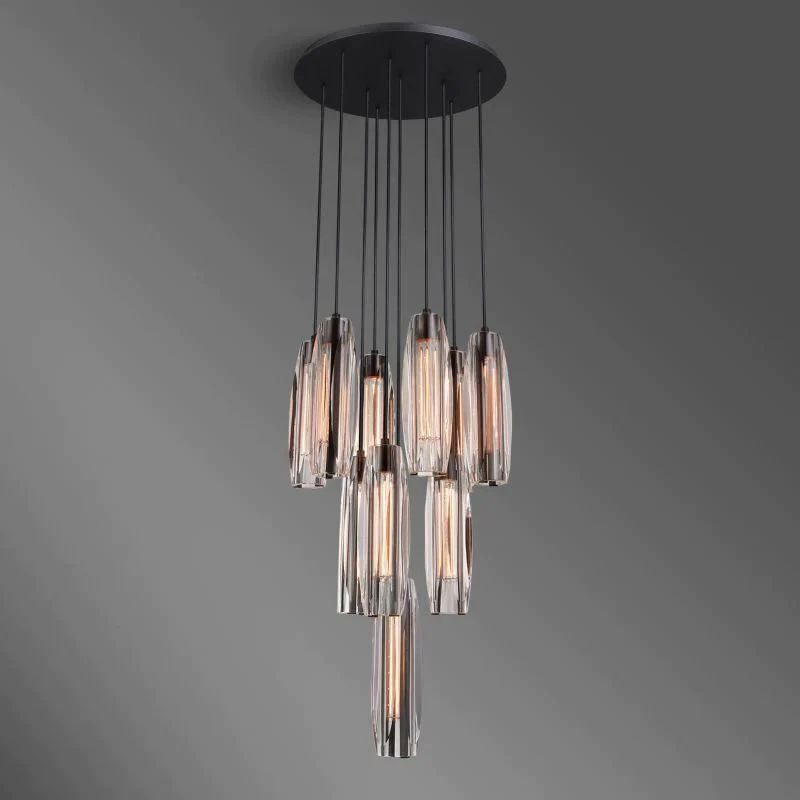 Cheral Crystal 10-Light Round Chandelier