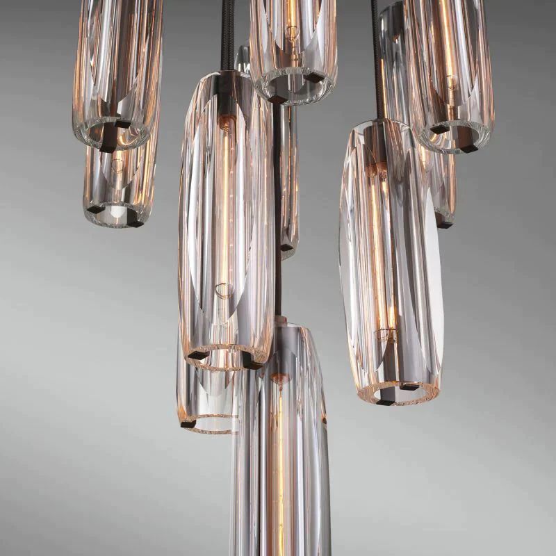 Cheral Crystal 10-Light Round Chandelier