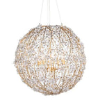 Cherishl 8 Lights Spherical Chandelier 30"D - kimoylights