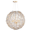 Cherishl 8 Lights Spherical Chandelier 30"D - kimoylights
