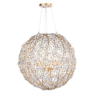 Cherishl 8 Lights Spherical Chandelier 30"D - kimoylights