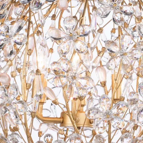 Cherishl 6 Lights Spherical Chandelier 20"D - kimoylights