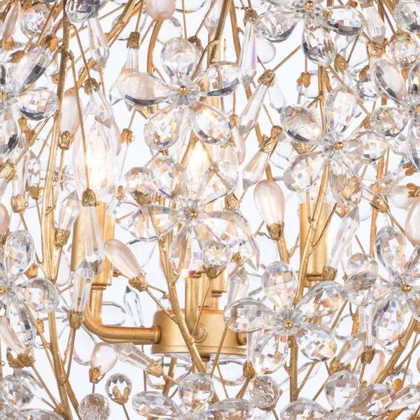 Cherishl 6 Lights Spherical Chandelier 20"D - kimoylights