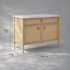 Chisap Marble Nightstand