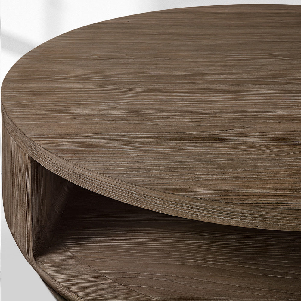 Cirglam  Open Round Coffee Table