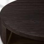 Cirglam  Open Round Coffee Table