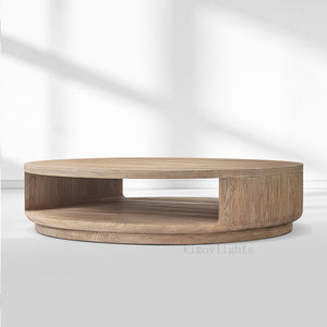 Cirglam  Open Round Coffee Table
