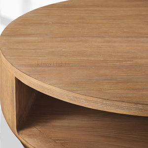 Cirglam  Open Round Coffee Table